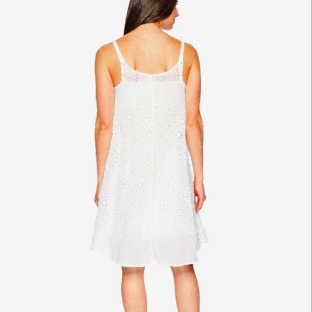 Johnny Was Eyelit White Dress Size XS - Picture 4 of 12